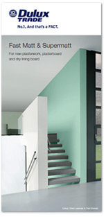 Dulux Trade paint unveils new Fast Matt and Supermatt colour card