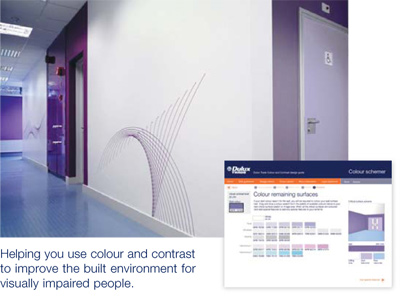 Helping you use colour and contrast to improve the built environment for visually impaired people.