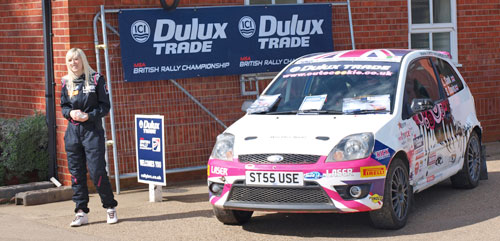 Championship rally driver helps promote events