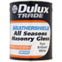 Dulux Trade Weathershield All Seasons Masonry Gloss